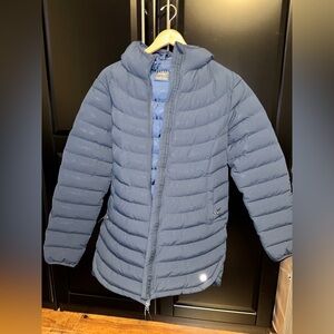 WINDRIVER Hyper-Dri Water Repellent Breathable
Long Puffer Navy Blue Jacket